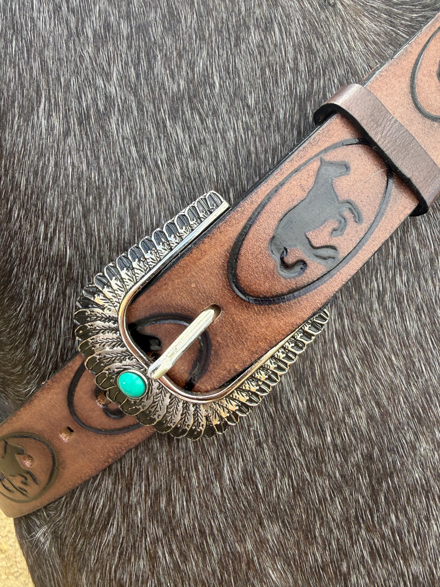 CONCHO COWPONY - COWGIRL PREP LEATHER BELT