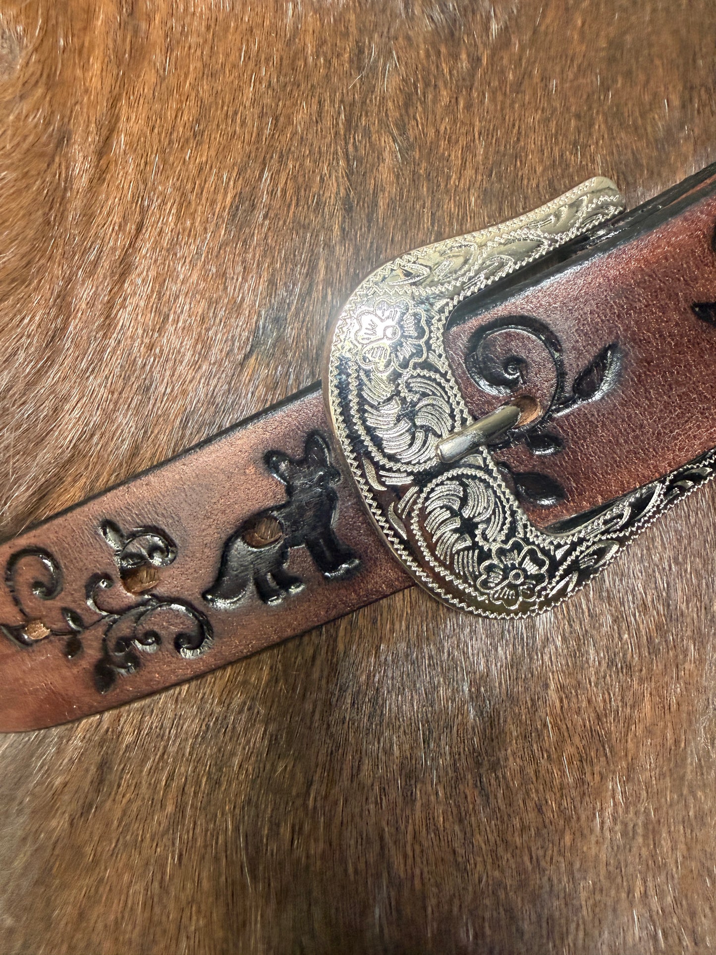 FOX LOVER - COWGIRL PREP LEATHER BELT