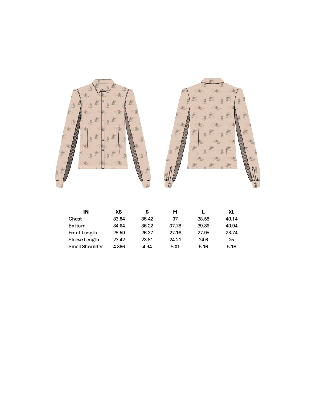 Vaquera Sunshirt - Bandolero print