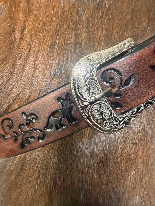 FOX LOVER - COWGIRL PREP LEATHER BELT