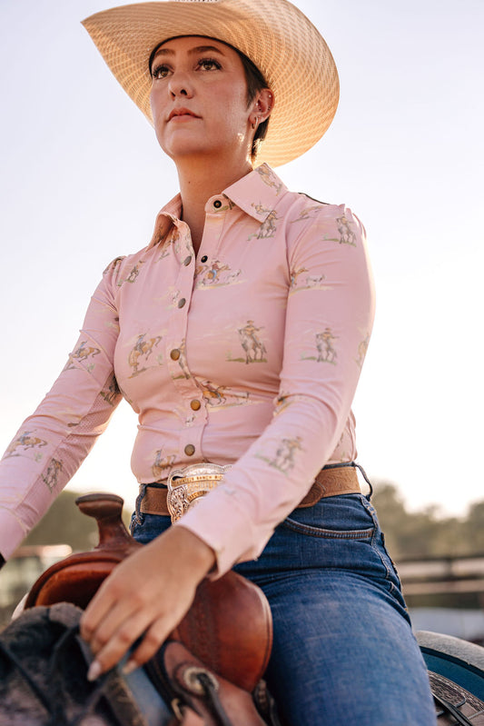 Vaquera Sunshirt - Bandolero print